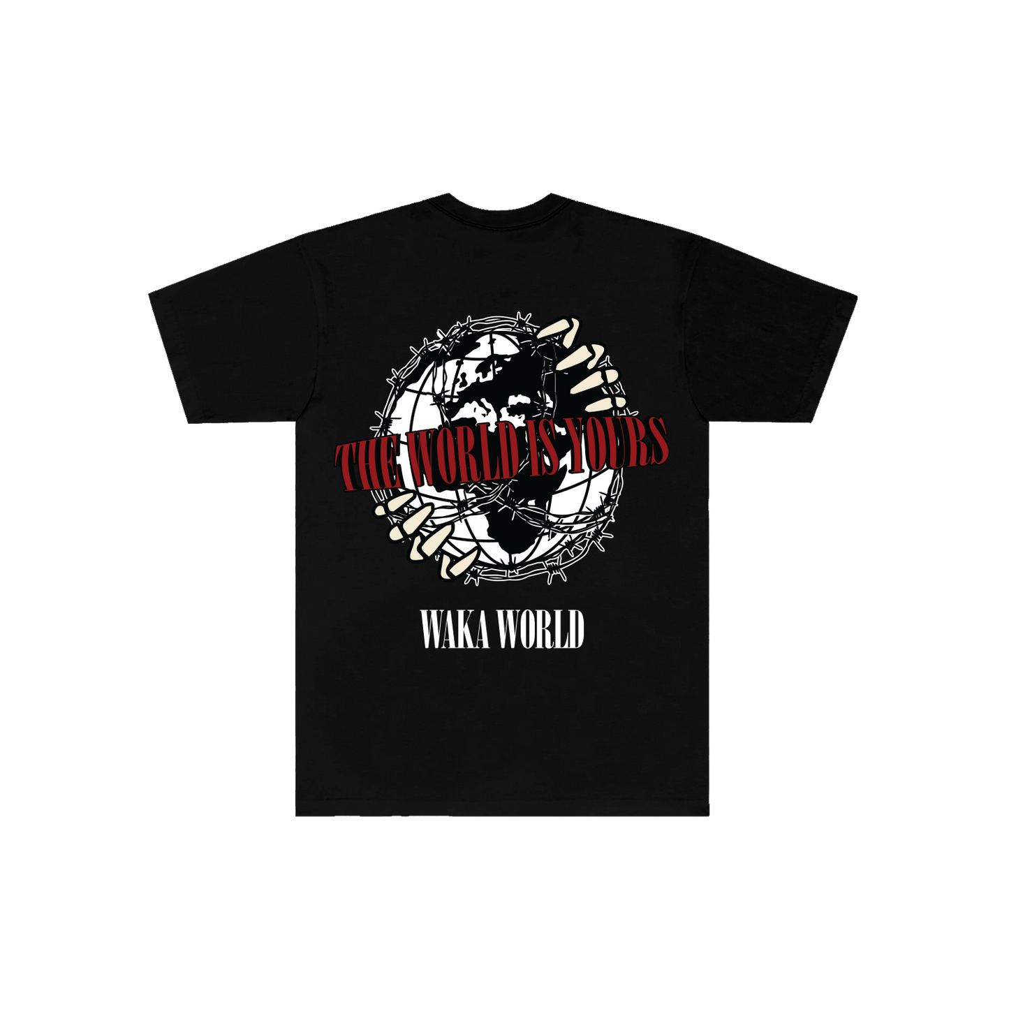 THE WORLD IS YOURS TEE - BLACK