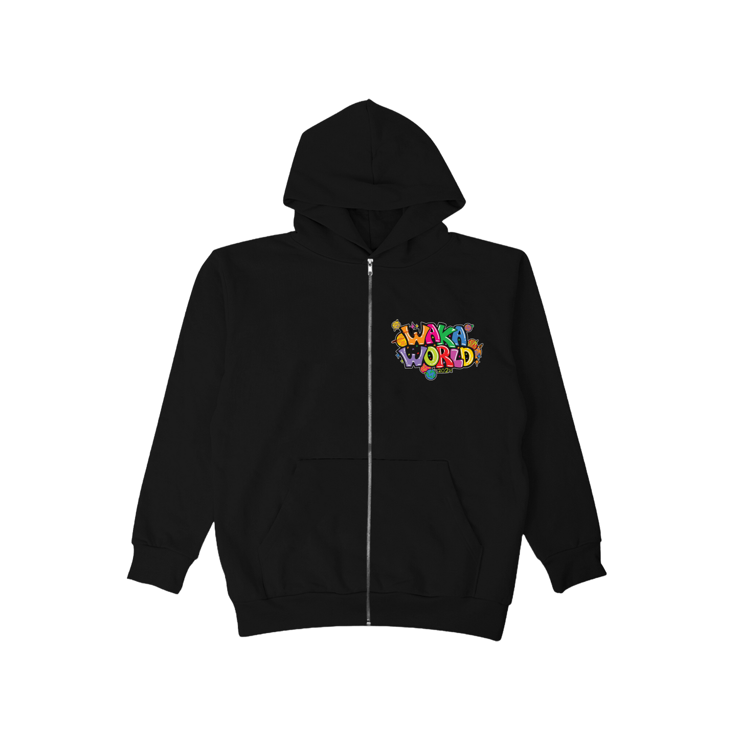 PLANET ZIP-UP - BLACK